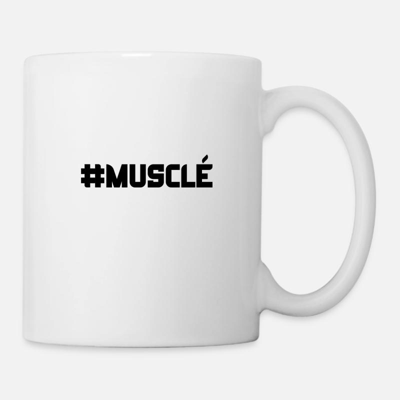#MUSCLÉ - Mug blanc - blanc