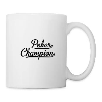 Poker Champion - Mug blanc - blanc - Droite