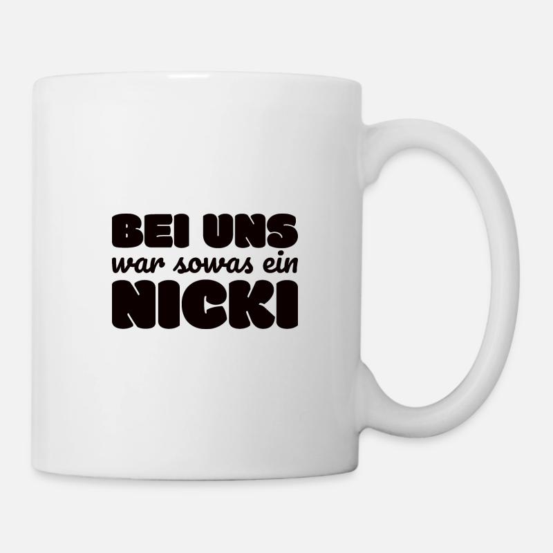 DDR Nicki Spruch Geschenkidee - Tasse - Weiß
