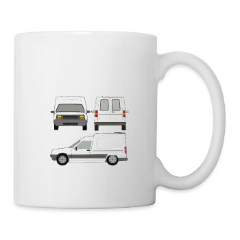 VHL White Van Express Auto - Mug blanc - blanc - Droite