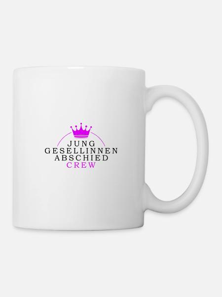 Junggesellinnenabschied Crew Junggesellin - Tasse - Weiß