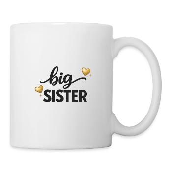 Tenue de grand frère et de grande sœur Shirt de grande sœur - Mug blanc - blanc - Droite