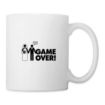 Spiel beendet. Ich bin verheiratet. - Tasse - Weiß - Rechts