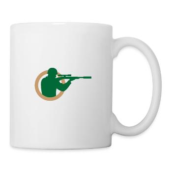 Ein Scharfschütze - Tasse - Weiß - Rechts