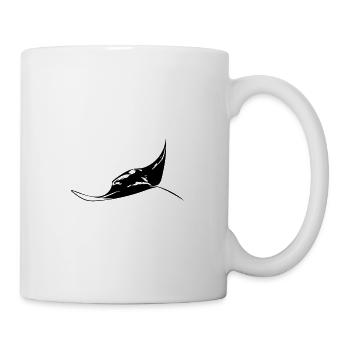 Fliegender Manta - Tasse - Weiß - Rechts