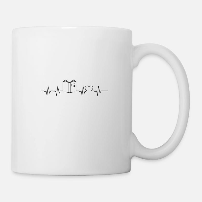 Pulse Book Library Literature Gift - Mug - white