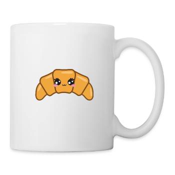 Croissant Doux Kawaii - Mug blanc - blanc - Droite