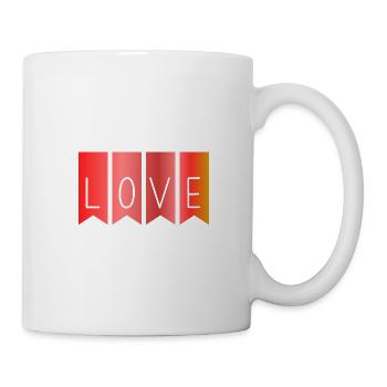 LIEBE. GERADE VERHEIRATET. ES LEBE DIE MARYS. JUNGGESELLINNENABSCHIED - Tasse - Weiß - Rechts