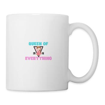 Queen of everything - Tasse - Weiß - Rechts