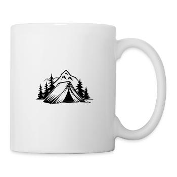 Tente de camping Nature - Mug blanc - blanc - Droite