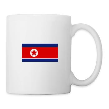 National flag of North Korea - Mug - white - Right