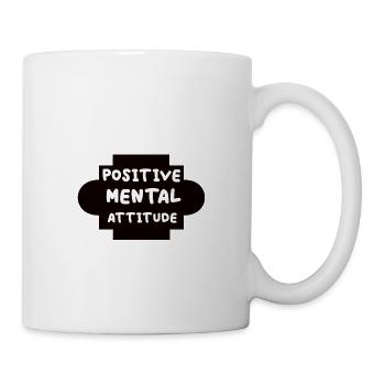 Attitude mentale positive - Mug blanc - blanc - Droite