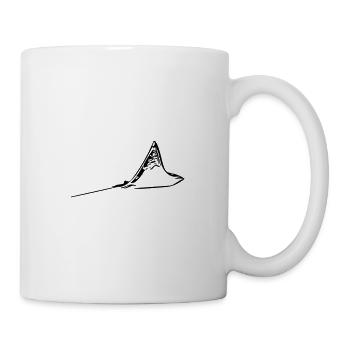Elegant eagle ray in flight - Mug - white - Right