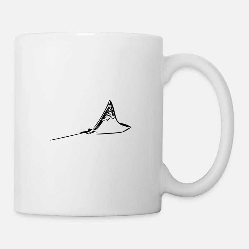 Eleganter Adlerrochen im Flug - Tasse - Weiß