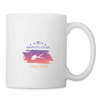 Diving tauchen - Tasse - Weiß - Rechts