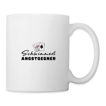 Peur de la natation Adversaires - Mug blanc - blanc - Droite