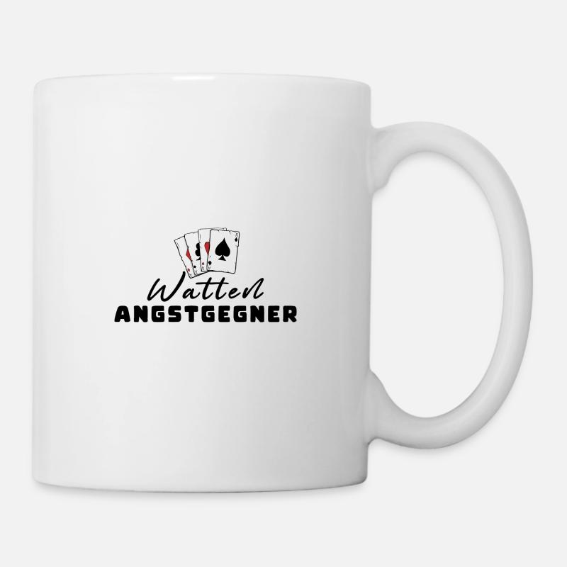 Watten Angstgegner - Tasse - Weiß