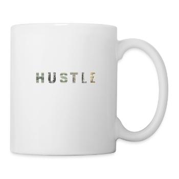 Hustle Money Texture Motivation Inspiration - Mug blanc - blanc - Droite