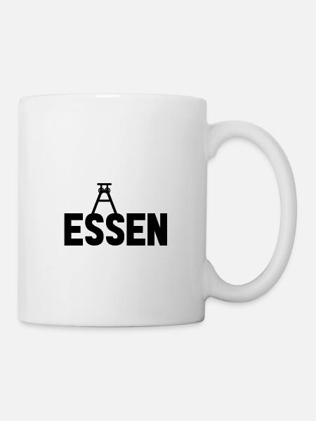 Essen - Tasse - Weiß