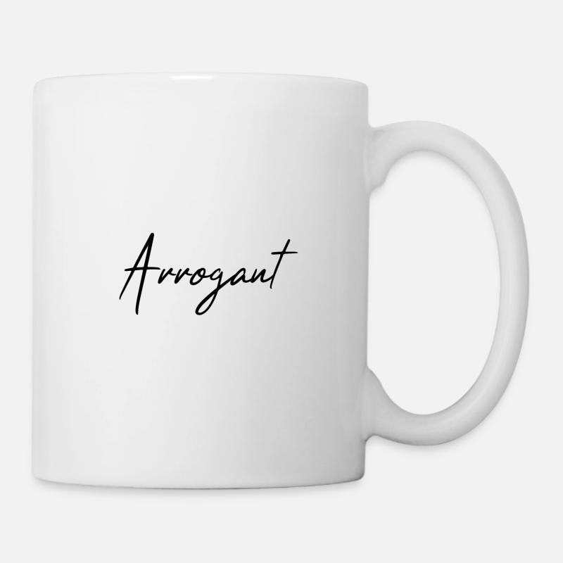 Arrogant - Mug - white