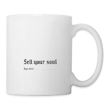 Sell your Soul, Satanic Tumblr T-Shirt - Mug - white - Right