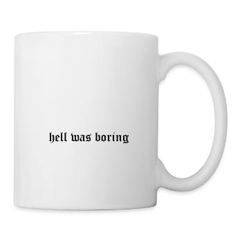 BRIGHT WHAT BORING TUMBLR SHIRT - Mug - white - Right