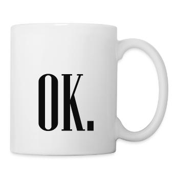 OK TUMBLR SHIRT - Tasse - Weiß - Rechts