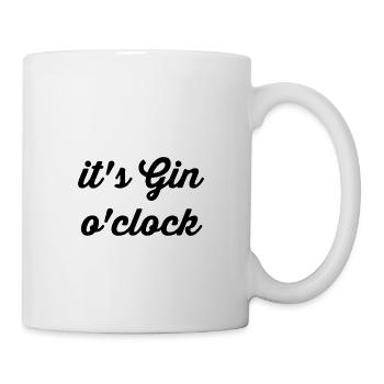 it's Gin o'clock Alcohol - Mug - white - Right