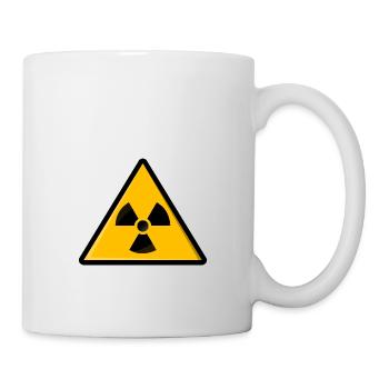Radiation Warning Signs Radioactive Atom Sign - Mug - white - Right