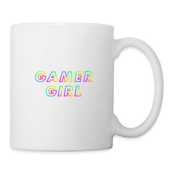 Gamer Girl Geschenk für Zocker Freundin und Frauen - Tasse - Weiß - Rechts