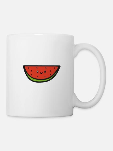 Wassermelone - Tasse - Weiß