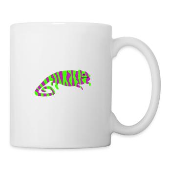 Caméléon dans les couleurs de votre choix - Mug blanc - blanc - Droite