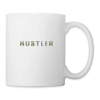 Hustler Dollar Bill Texture Motivation Inspiration - Mug - white - Right