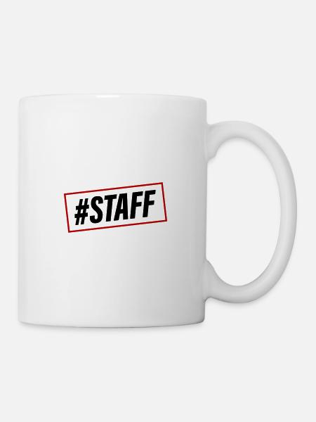 Staff Mitglied - Tasse - Weiß