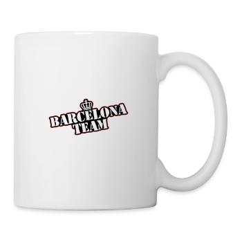 L’équipe de Barcelone - Mug blanc - blanc - Droite