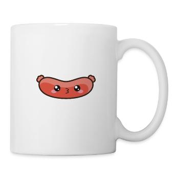Cute kawaii hotdog - Mug - white - Right