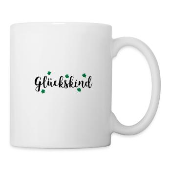 GLU CKSKIND - Tasse - Weiß - Rechts
