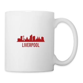 Liverpool silhouette England UK - Mug blanc - blanc - Droite
