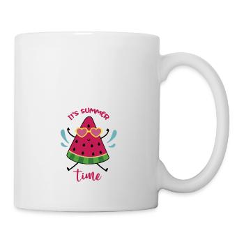 C’est le temps d’été - Mug blanc - blanc - Droite