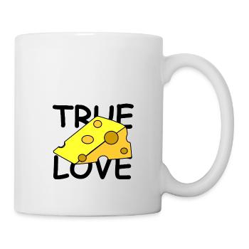 true love cheese - Mug - white - Right
