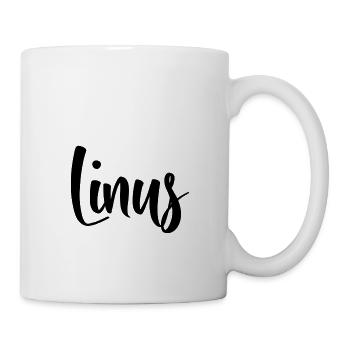 First name Linus - Mug - white - Right