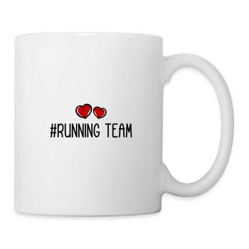 Running Team Herz - Tasse - Weiß - Rechts