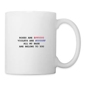 NERD HUMOR: Liebesbrief - Tasse - Weiß - Rechts