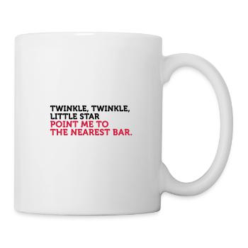 Où est le bar le plus proche? - Mug blanc - blanc - Droite