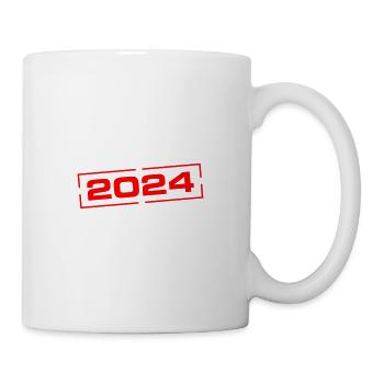 Anniversaire de l’année 2024 - Mug blanc - blanc - Droite