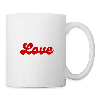 Love inside - Tasse - Weiß - Rechts