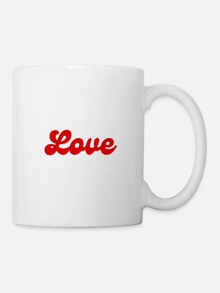 Love inside - Tasse - Weiß