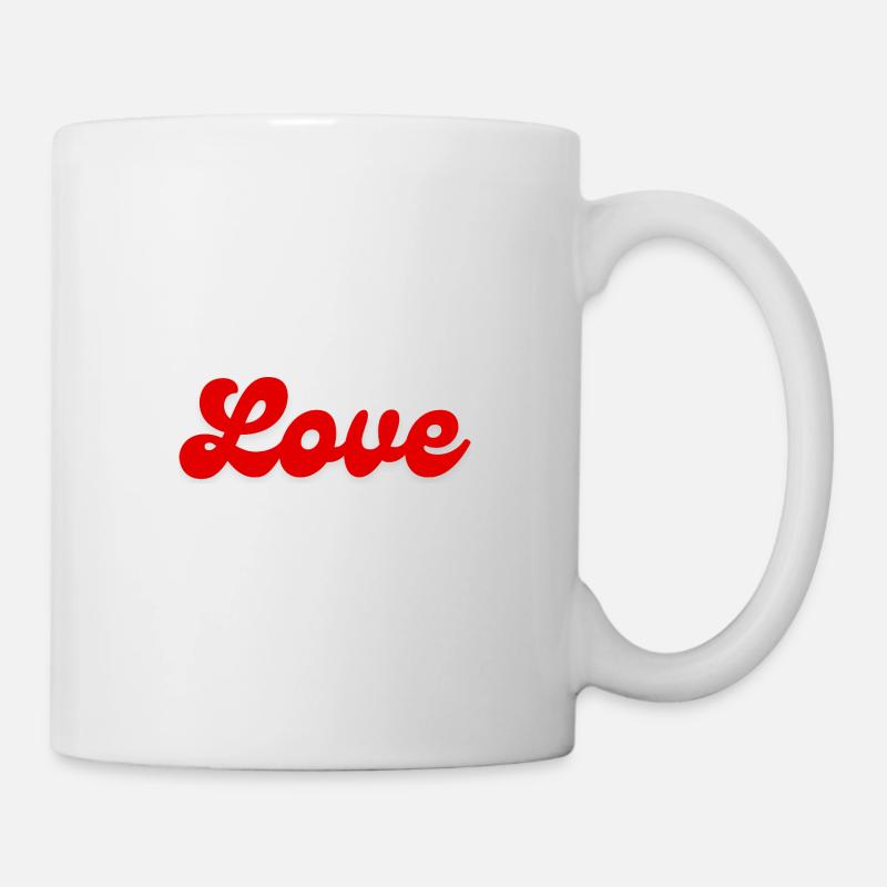 Love inside - Tasse - Weiß