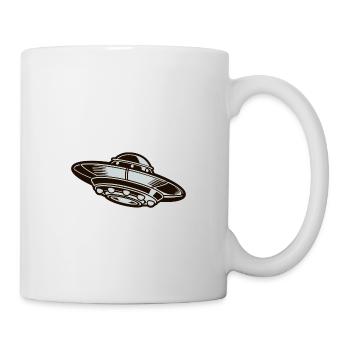 OVNI Soucoupe Alien - Mug blanc - blanc - Droite