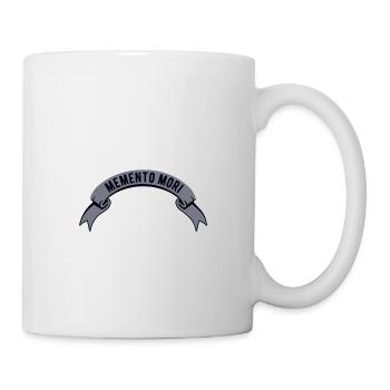 Bannière Memento Mori - Mug blanc - blanc - Droite